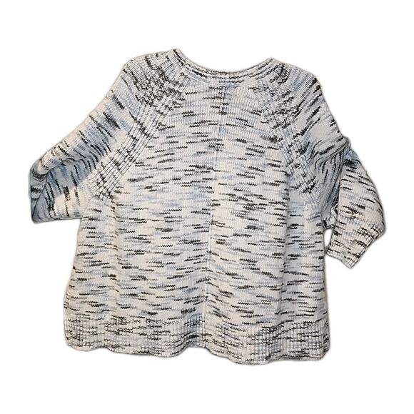 Ruby Rd Sweater Blue White Gray Oversized Excellent Condition L/XL - Picture 4 of 5